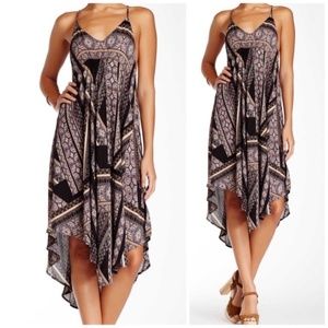 ASTR the Label Boho Flowy Asymmetrical Dress M